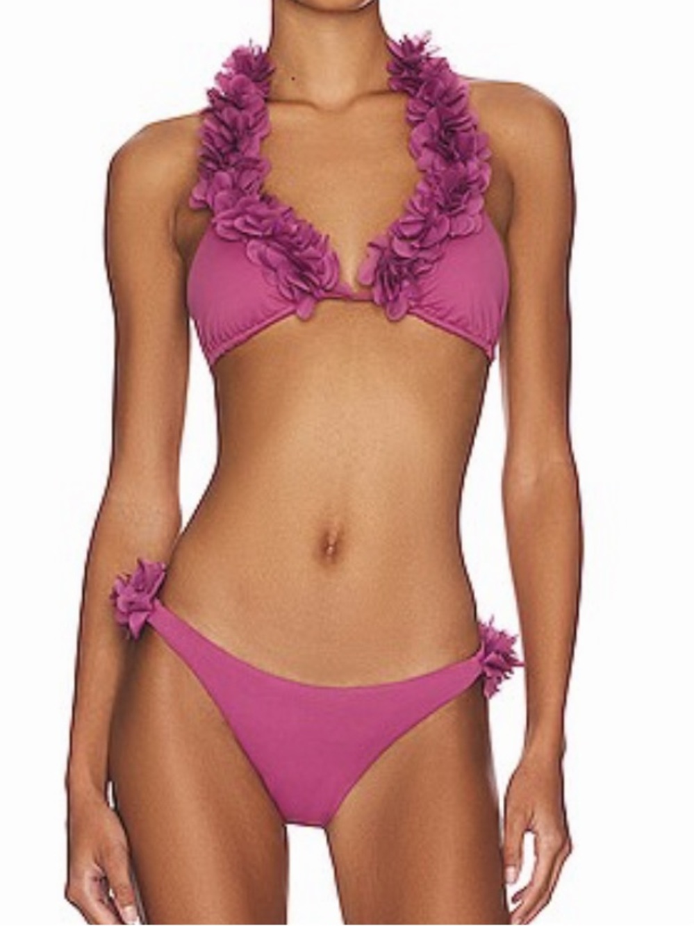 La Reveche Jamila Bikini Set in Raspberry - Women Swim